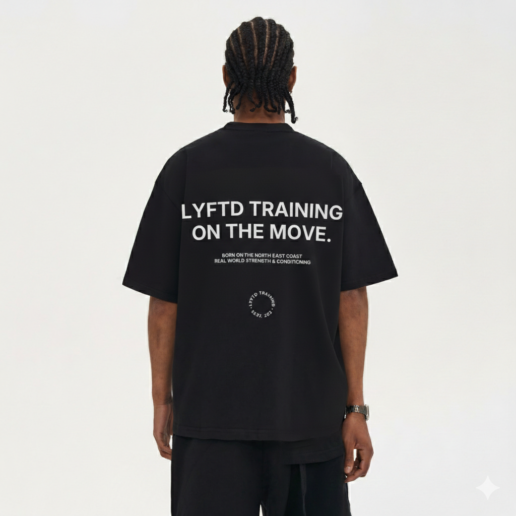 ON THE MOVE TEE - BLACK